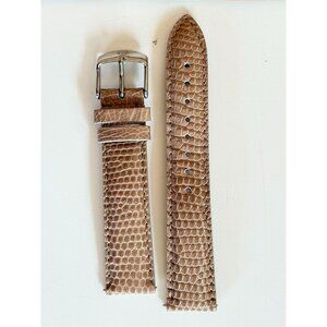 18mm Cashmere Genuine Lizard Michele Watch Strap